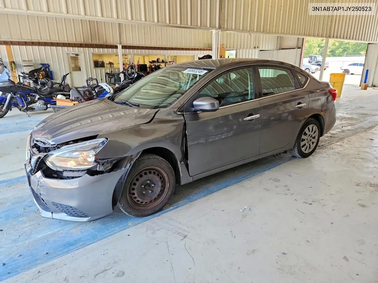 NISSAN SENTRA 2018, VIN 3N1AB7AP1JY250523