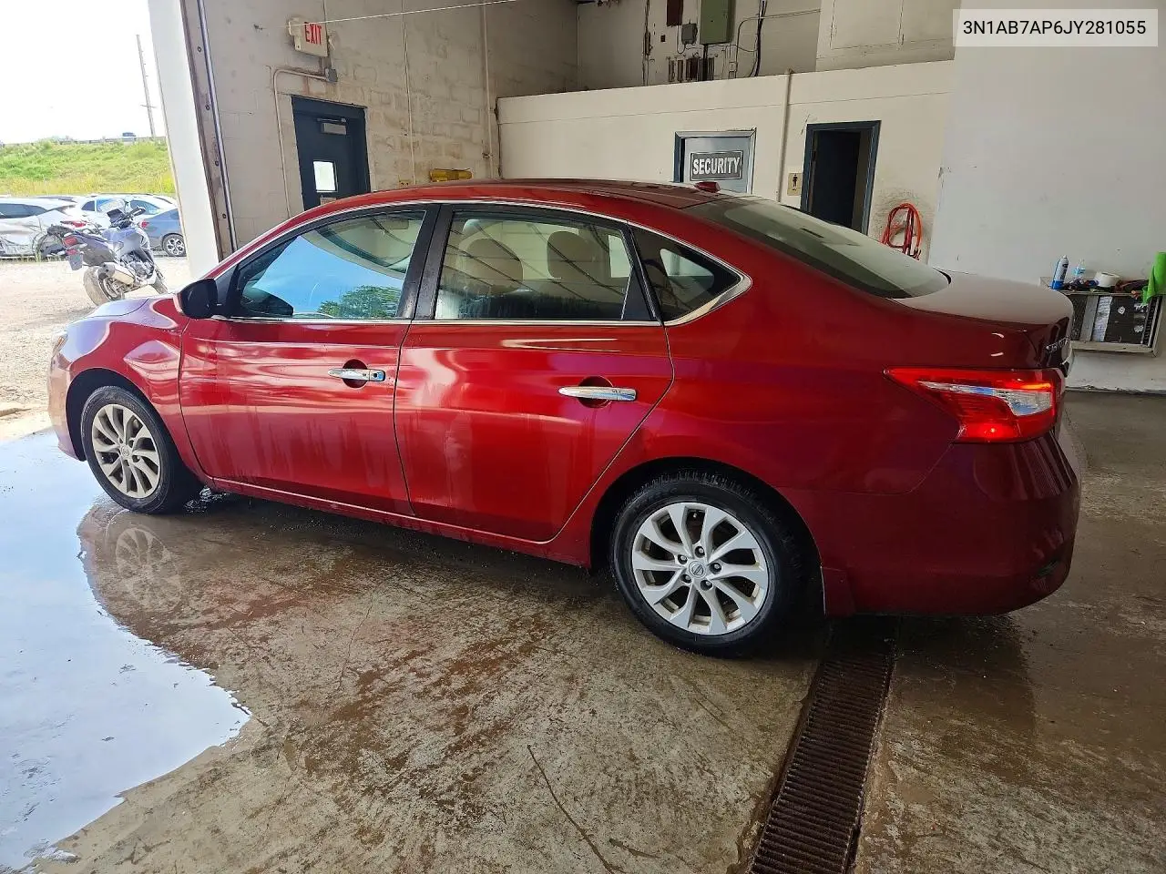 2018 NISSAN SENTRA VIN 3N1AB7AP6JY281055 — фото 2