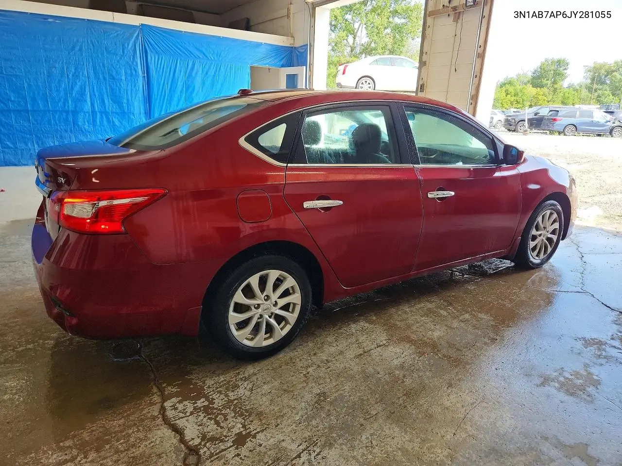 2018 NISSAN SENTRA VIN 3N1AB7AP6JY281055 — фото 3