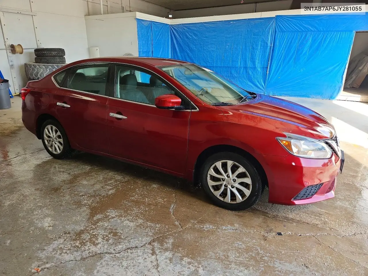2018 NISSAN SENTRA VIN 3N1AB7AP6JY281055 — фото 4