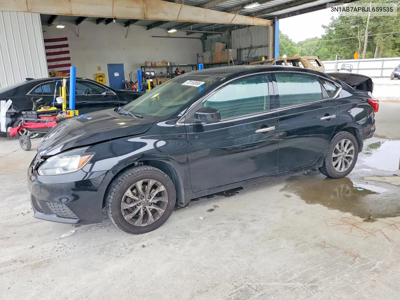 NISSAN SENTRA 2018, VIN 3N1AB7AP8JL659535