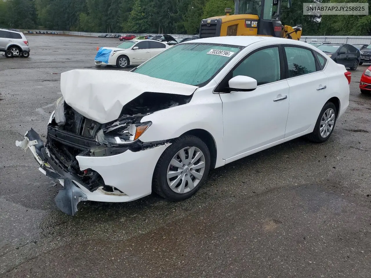 NISSAN SENTRA 2018, VIN 3N1AB7AP2JY258825
