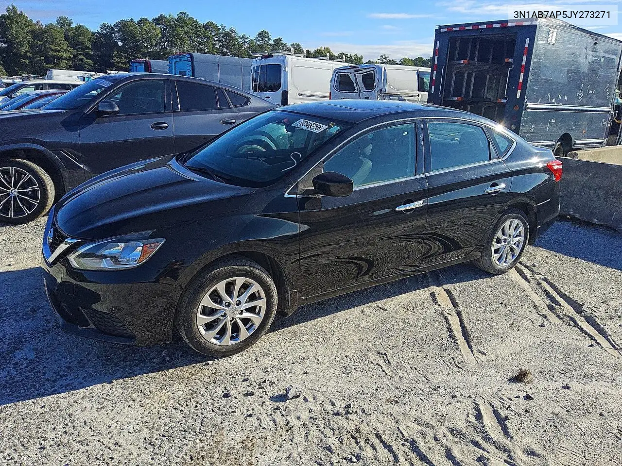 NISSAN SENTRA 2018, VIN 3N1AB7AP5JY273271