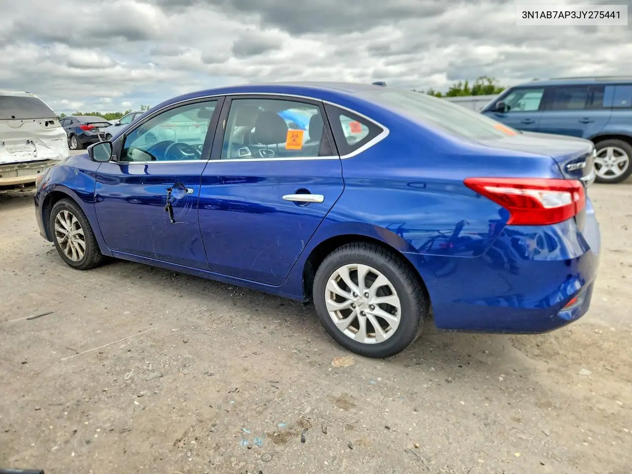 2018 NISSAN SENTRA VIN 3N1AB7AP3JY275441 — фото 2