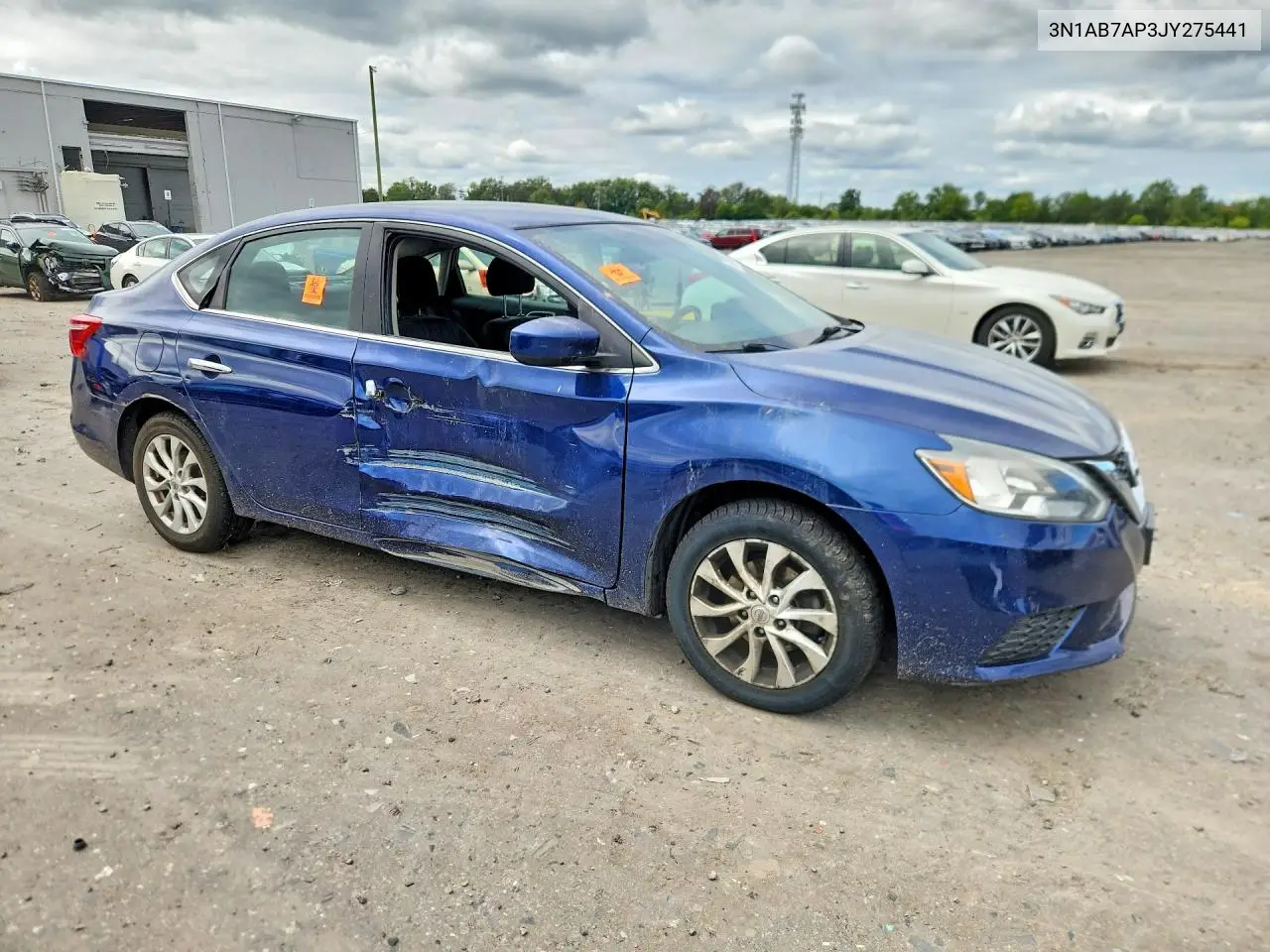 2018 NISSAN SENTRA VIN 3N1AB7AP3JY275441 — фото 4