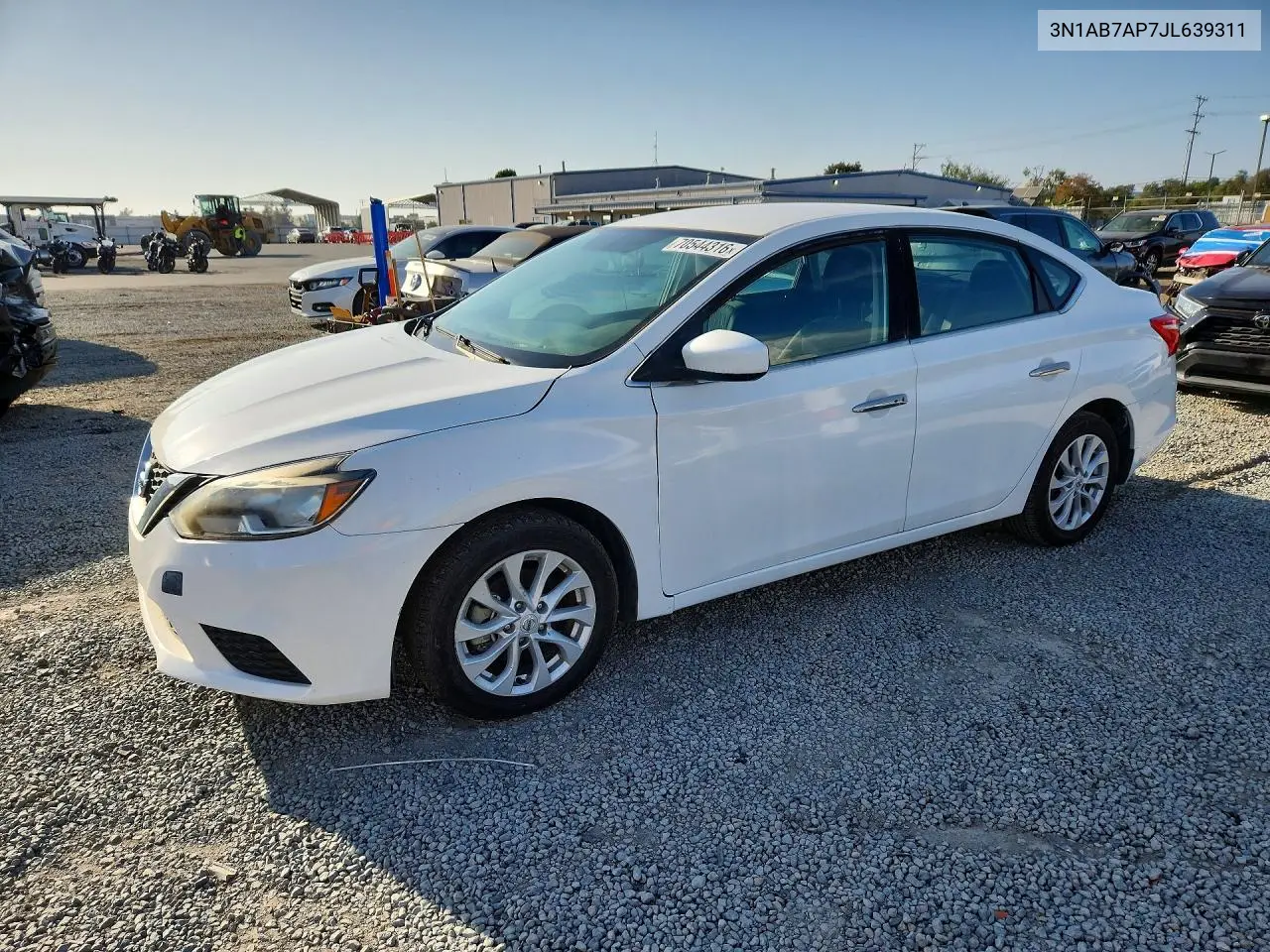 NISSAN SENTRA 2018, VIN 3N1AB7AP7JL639311