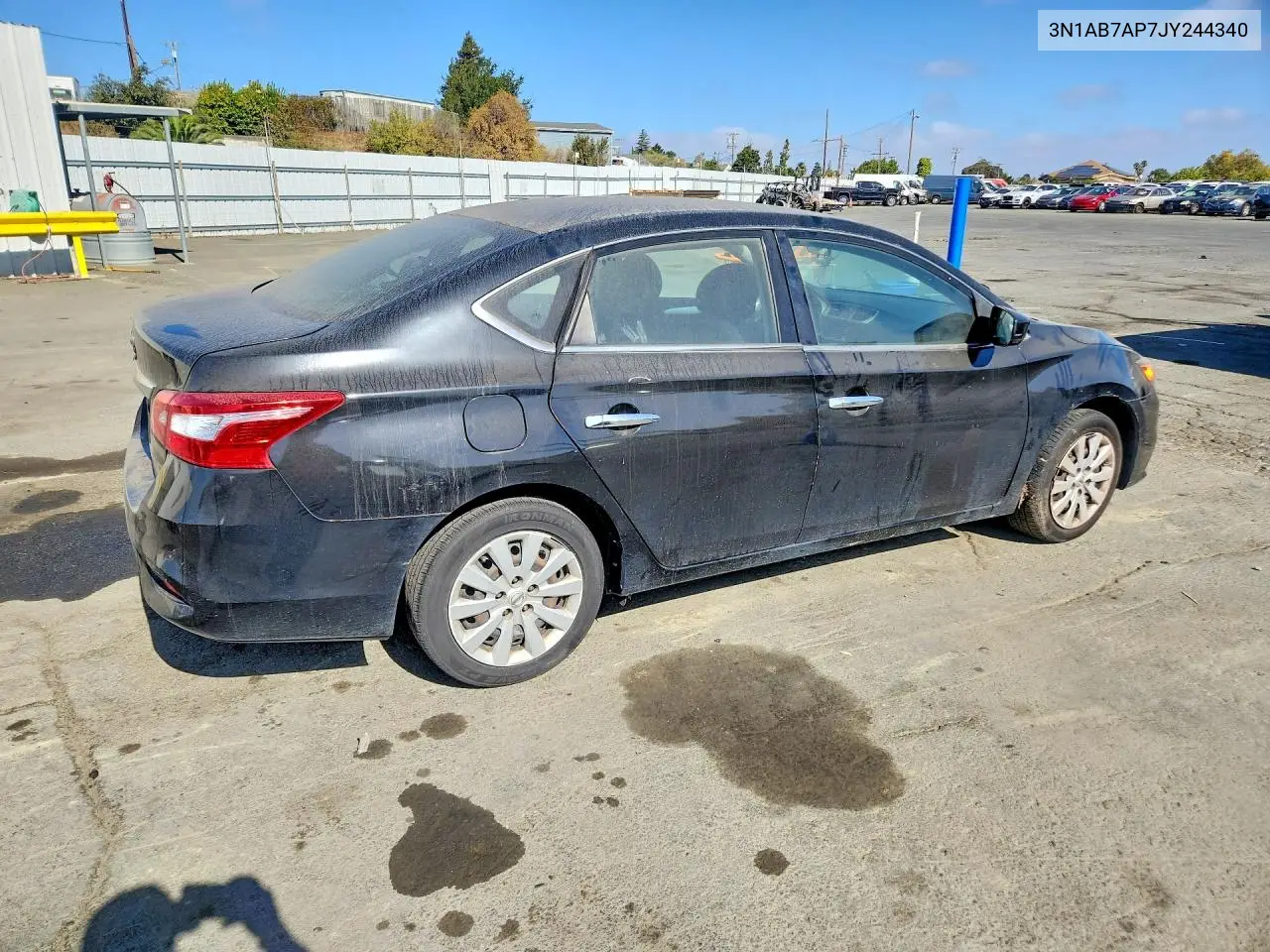 2018 NISSAN SENTRA VIN 3N1AB7AP7JY244340 — фото 3