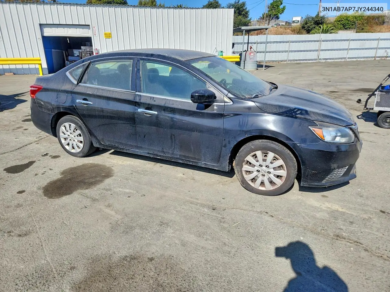 2018 NISSAN SENTRA VIN 3N1AB7AP7JY244340 — фото 4