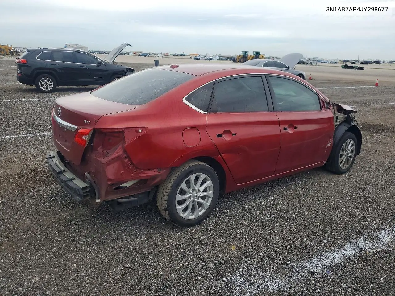 2018 NISSAN SENTRA VIN 3N1AB7AP4JY298677 — фото 3
