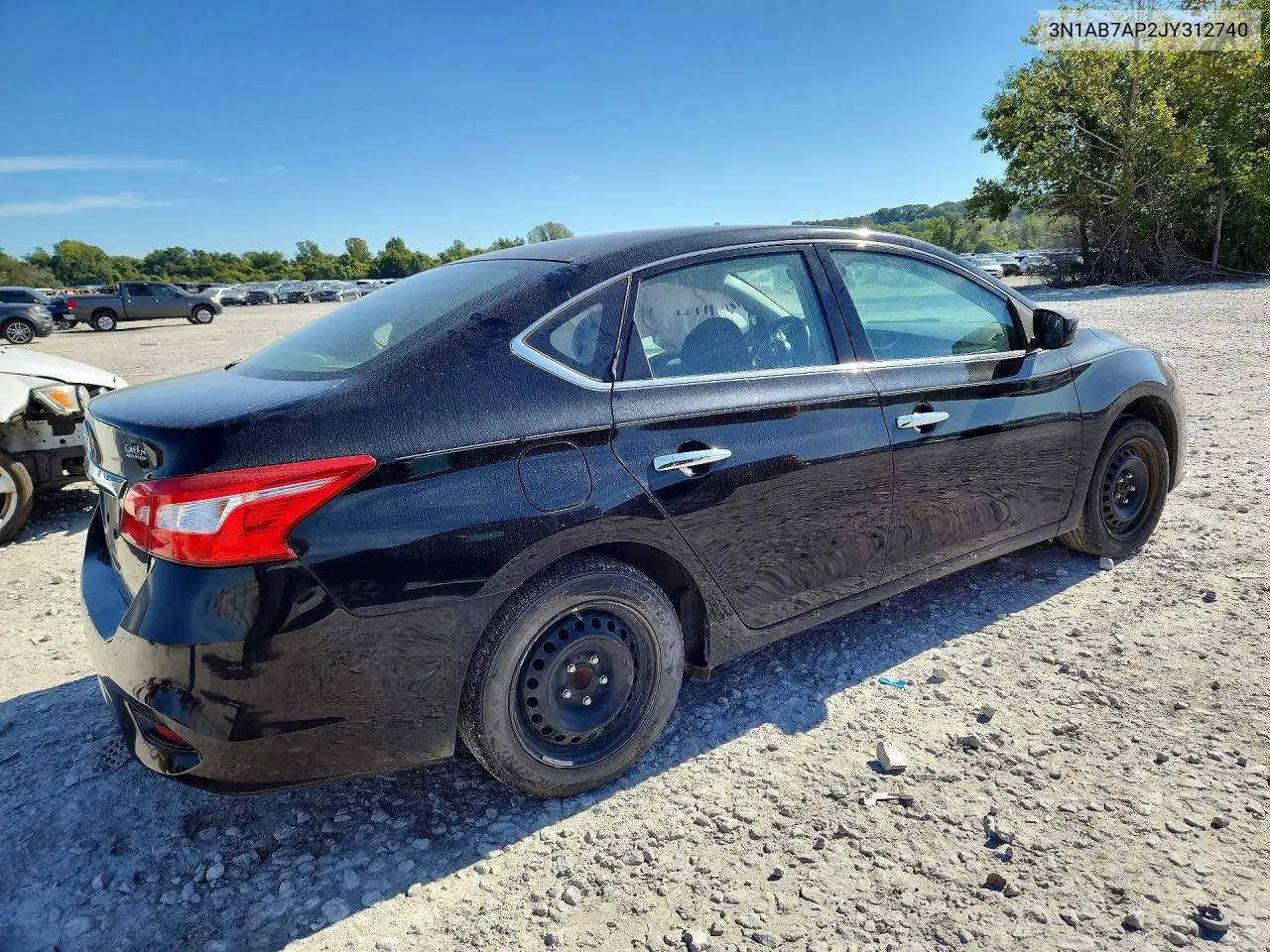 2018 NISSAN SENTRA VIN 3N1AB7AP2JY312740 — фото 3