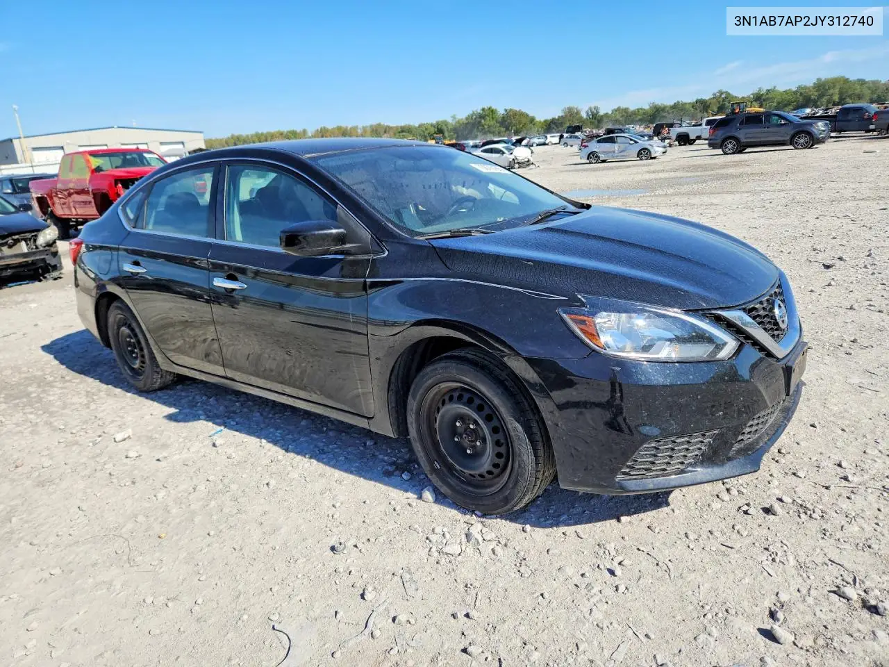 2018 NISSAN SENTRA VIN 3N1AB7AP2JY312740 — фото 4