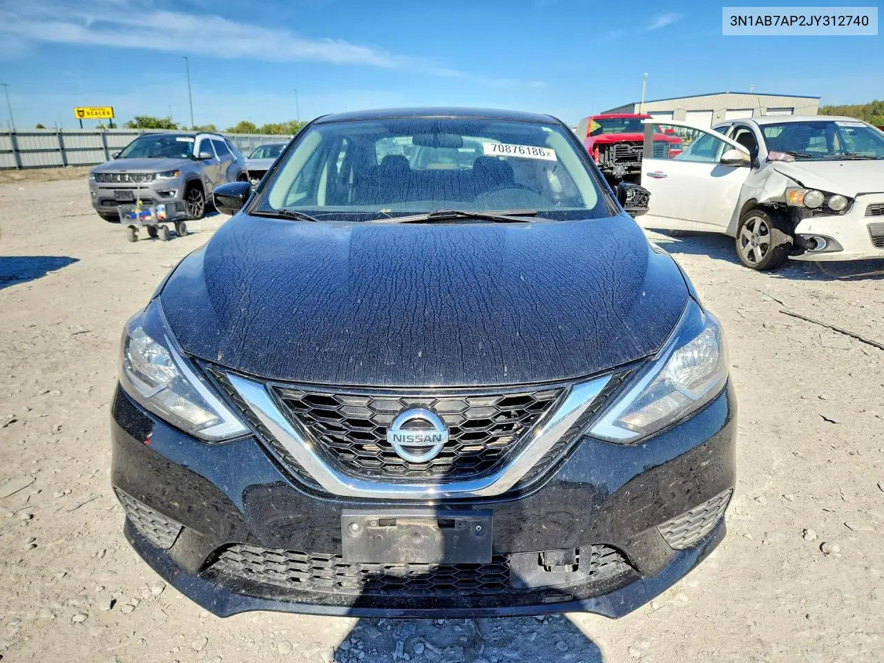 2018 NISSAN SENTRA VIN 3N1AB7AP2JY312740 — фото 5