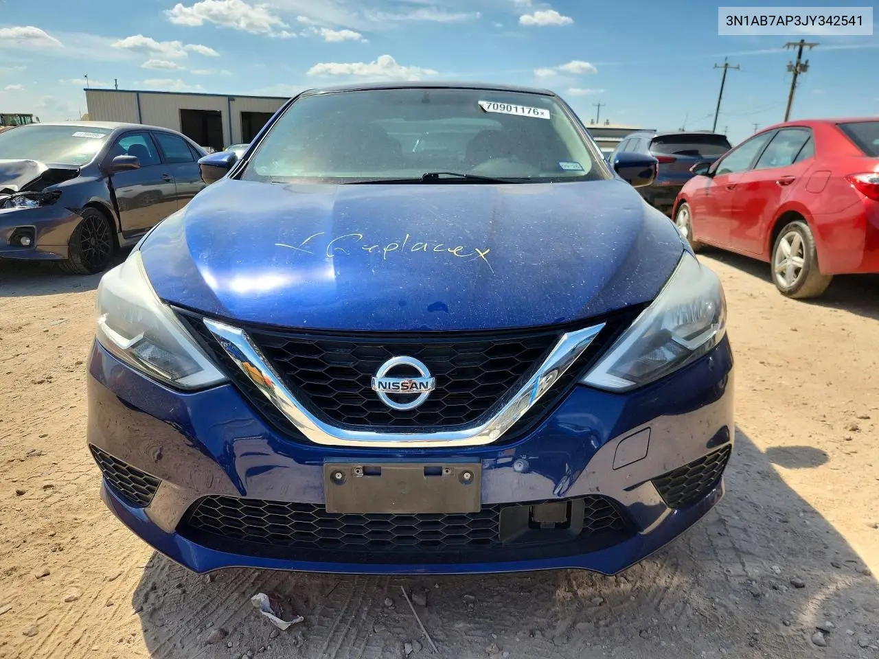 2018 NISSAN SENTRA VIN 3N1AB7AP3JY342541 — фото 5
