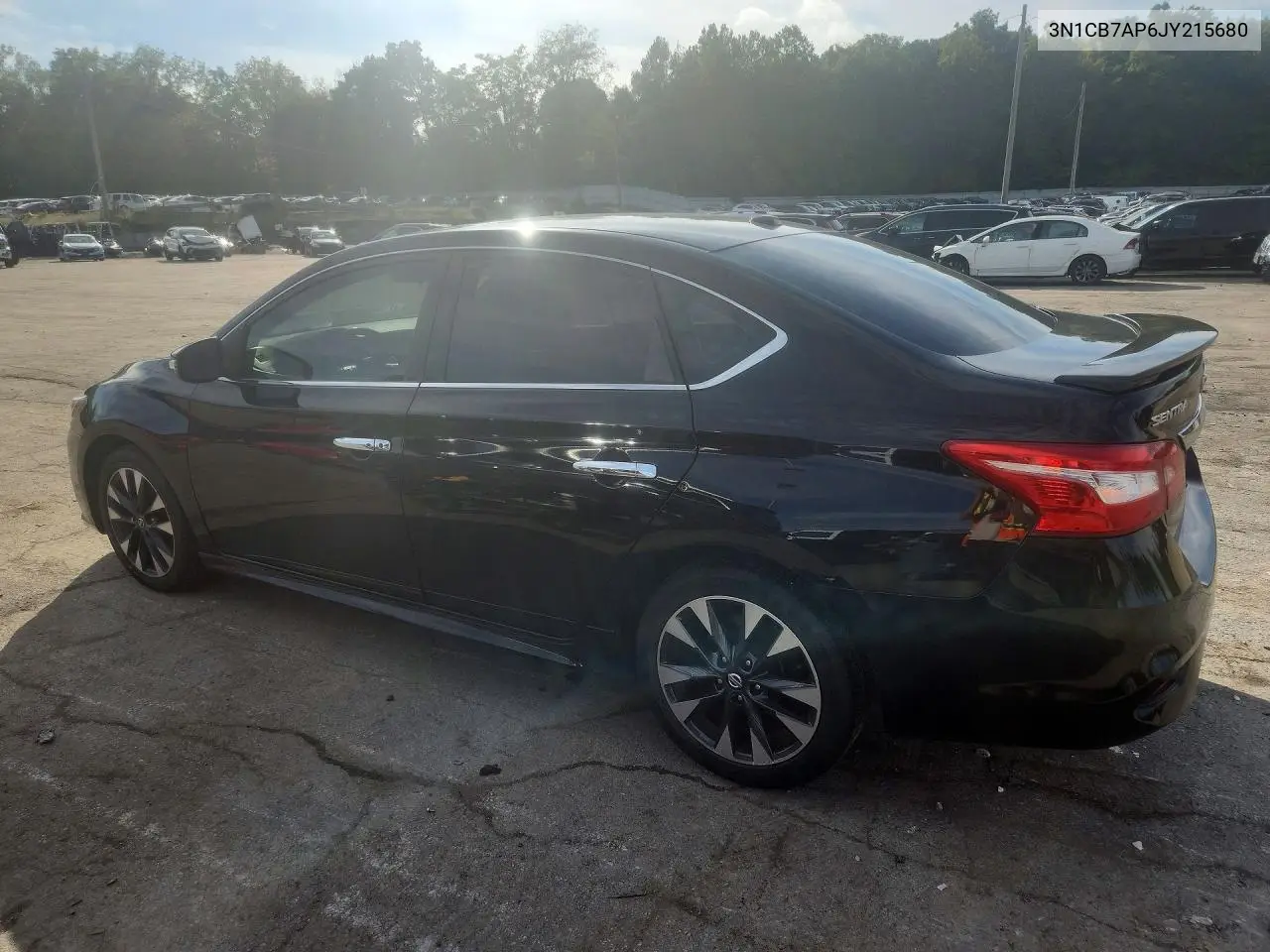 2018 NISSAN SENTRA VIN 3N1CB7AP6JY215680 — фото 2