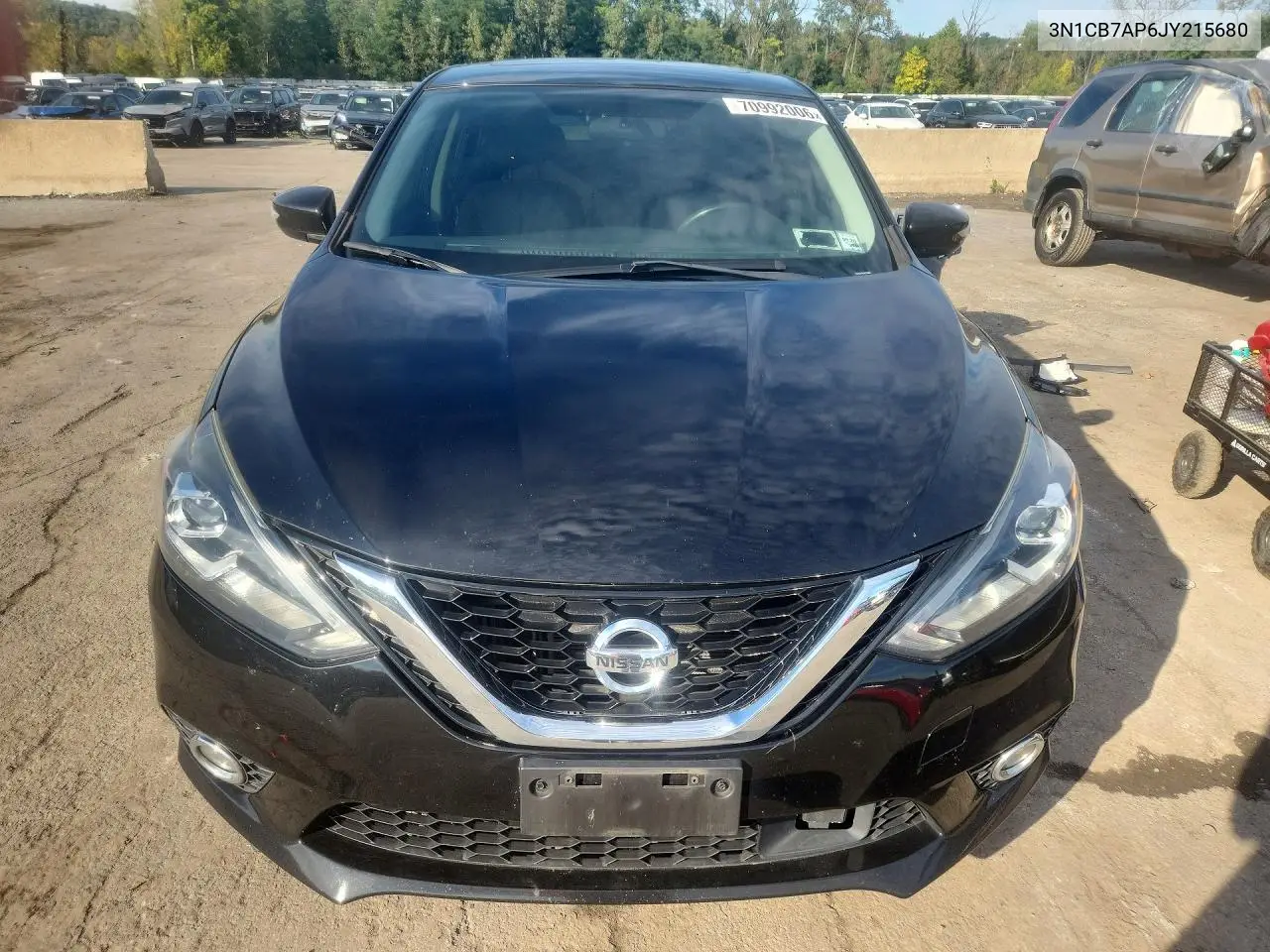 2018 NISSAN SENTRA VIN 3N1CB7AP6JY215680 — фото 5