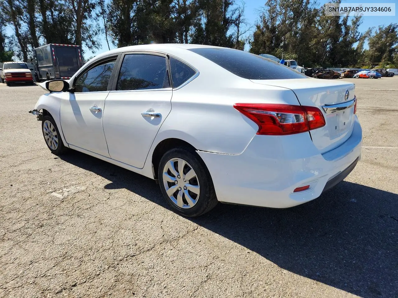 2018 NISSAN SENTRA VIN 3N1AB7AP9JY334606 — фото 2