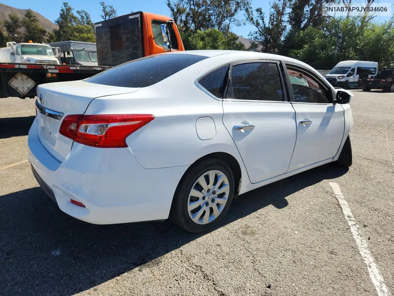 2018 NISSAN SENTRA VIN 3N1AB7AP9JY334606 — фото 3
