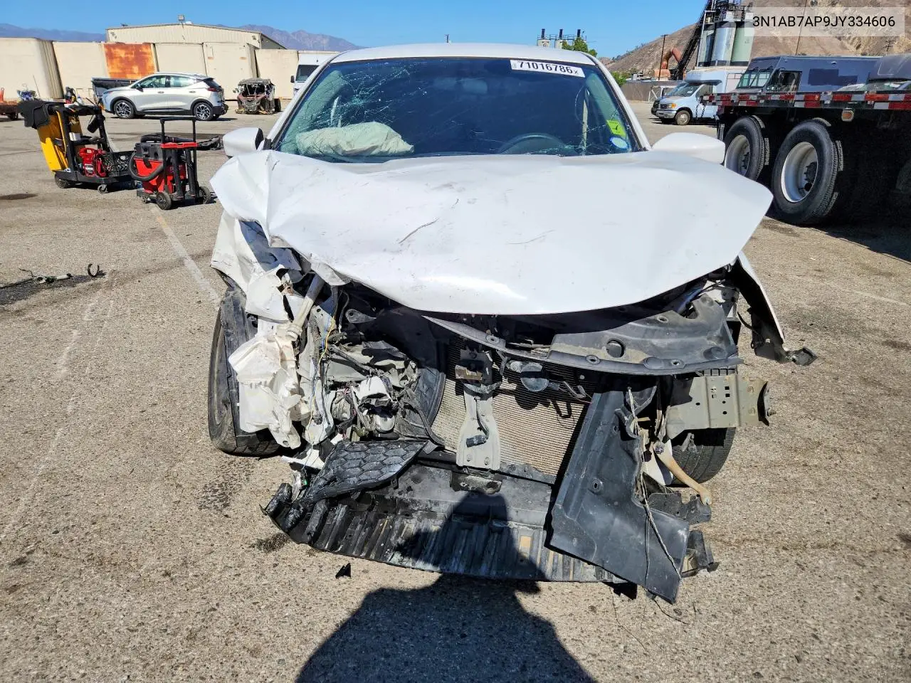 2018 NISSAN SENTRA VIN 3N1AB7AP9JY334606 — фото 5