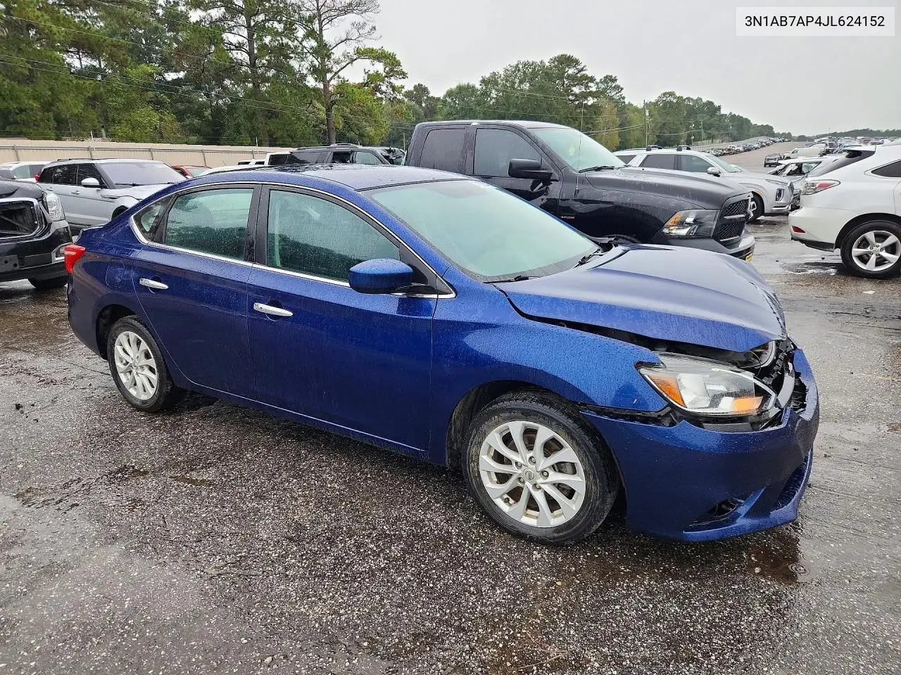 2018 NISSAN SENTRA VIN 3N1AB7AP4JL624152 — фото 4