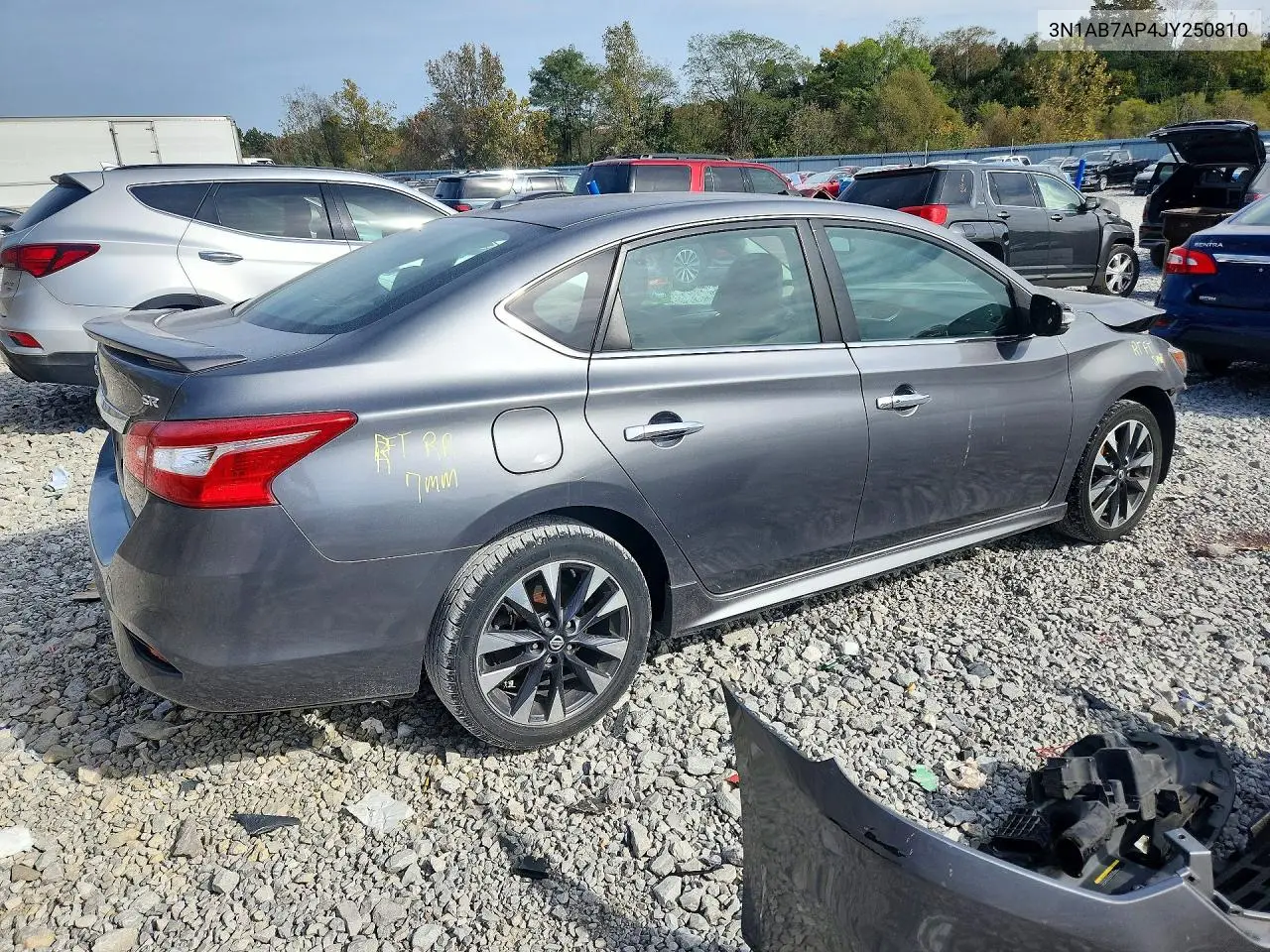2018 NISSAN SENTRA VIN 3N1AB7AP4JY250810 — фото 3