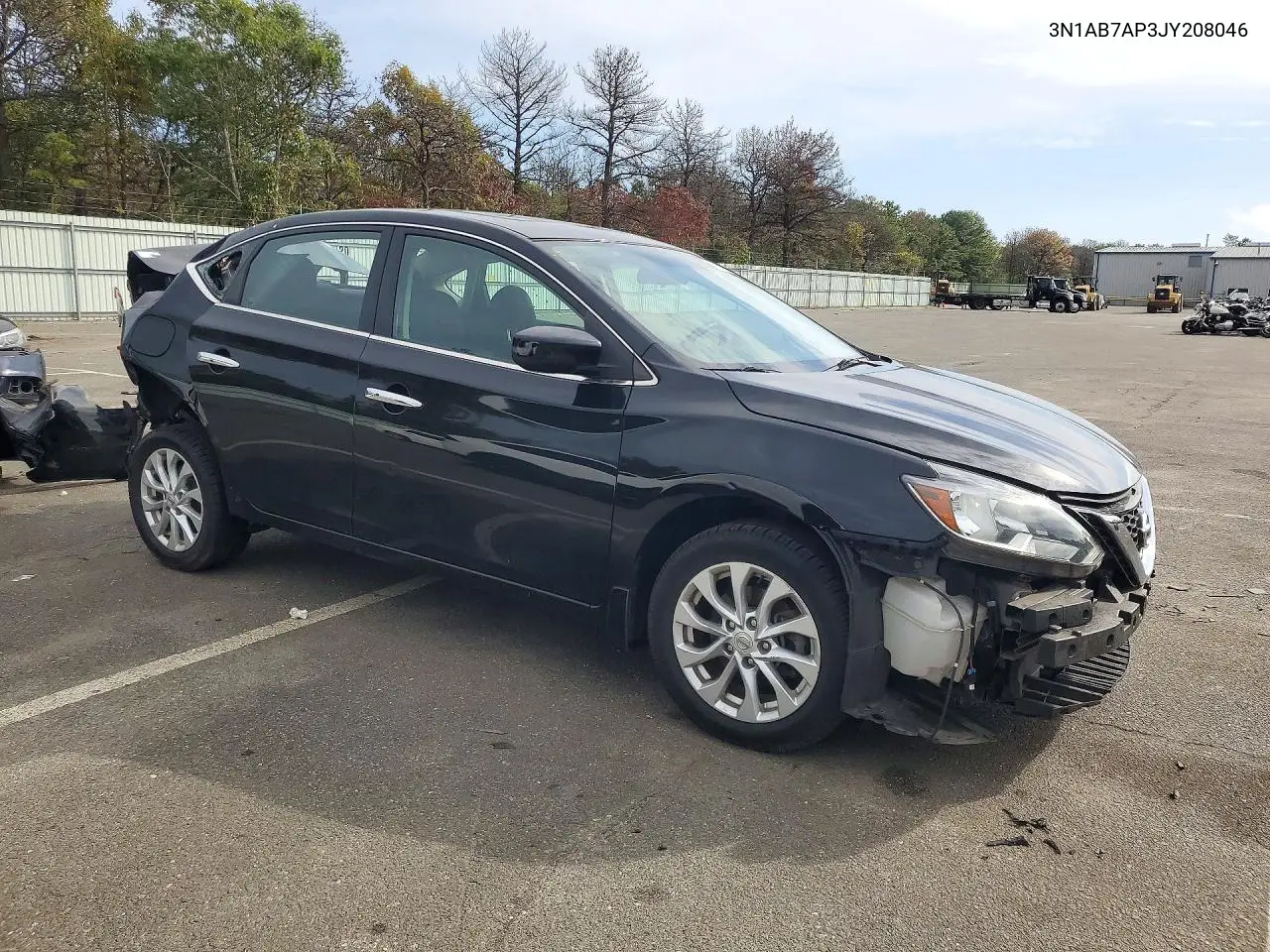 2018 NISSAN SENTRA VIN 3N1AB7AP3JY208046 — фото 4