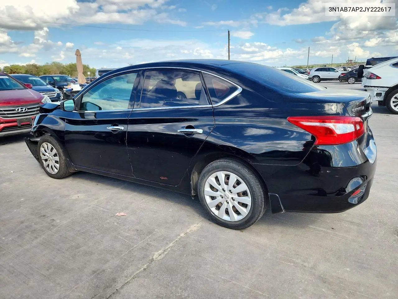 2018 NISSAN SENTRA VIN 3N1AB7AP2JY222617 — фото 2