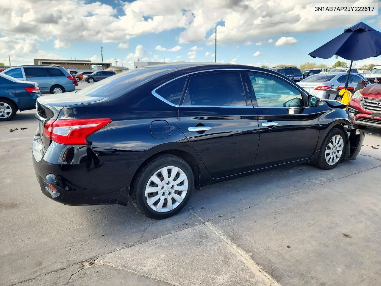 2018 NISSAN SENTRA VIN 3N1AB7AP2JY222617 — фото 3