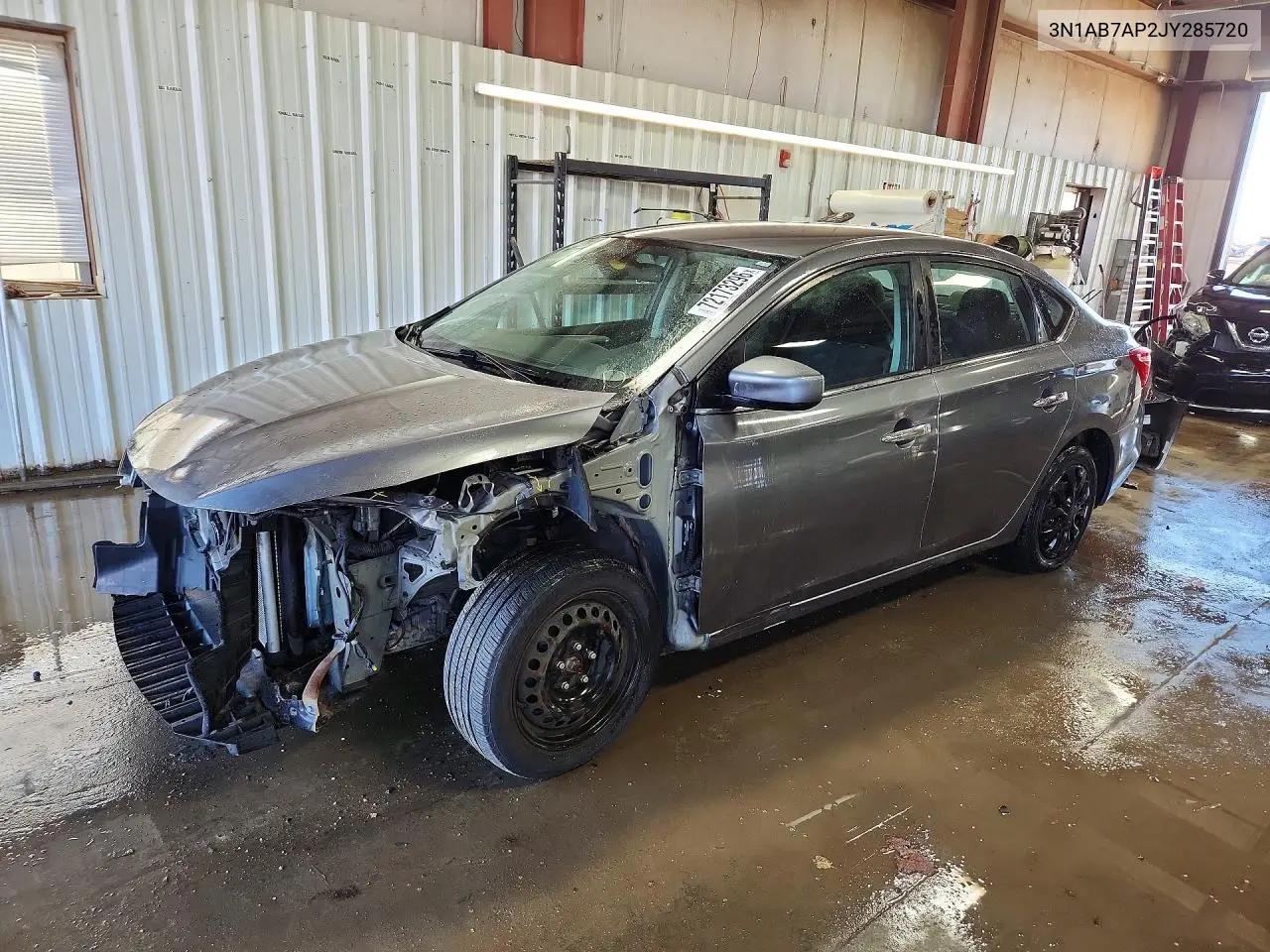 NISSAN SENTRA 2018, VIN 3N1AB7AP2JY285720