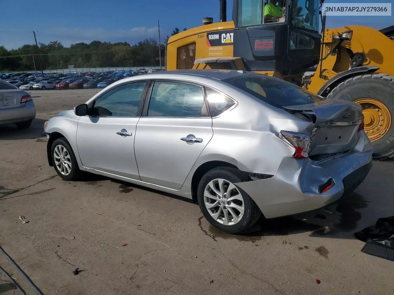 2018 NISSAN SENTRA VIN 3N1AB7AP2JY279366 — фото 2