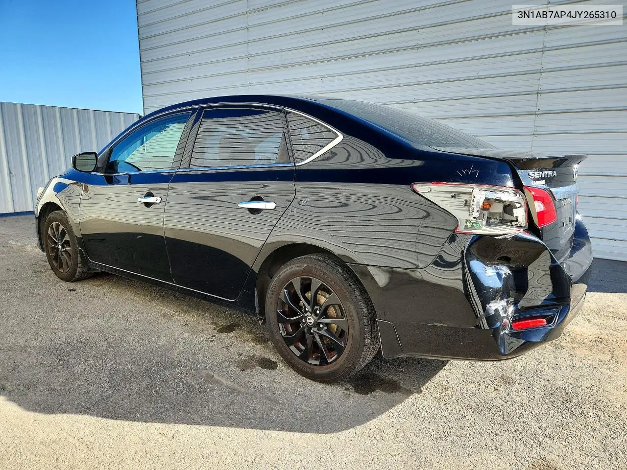2018 NISSAN SENTRA VIN 3N1AB7AP4JY265310 — фото 2