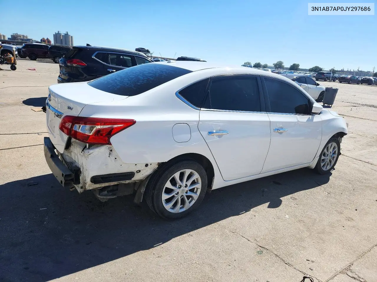 2018 NISSAN SENTRA VIN 3N1AB7AP0JY297686 — фото 3