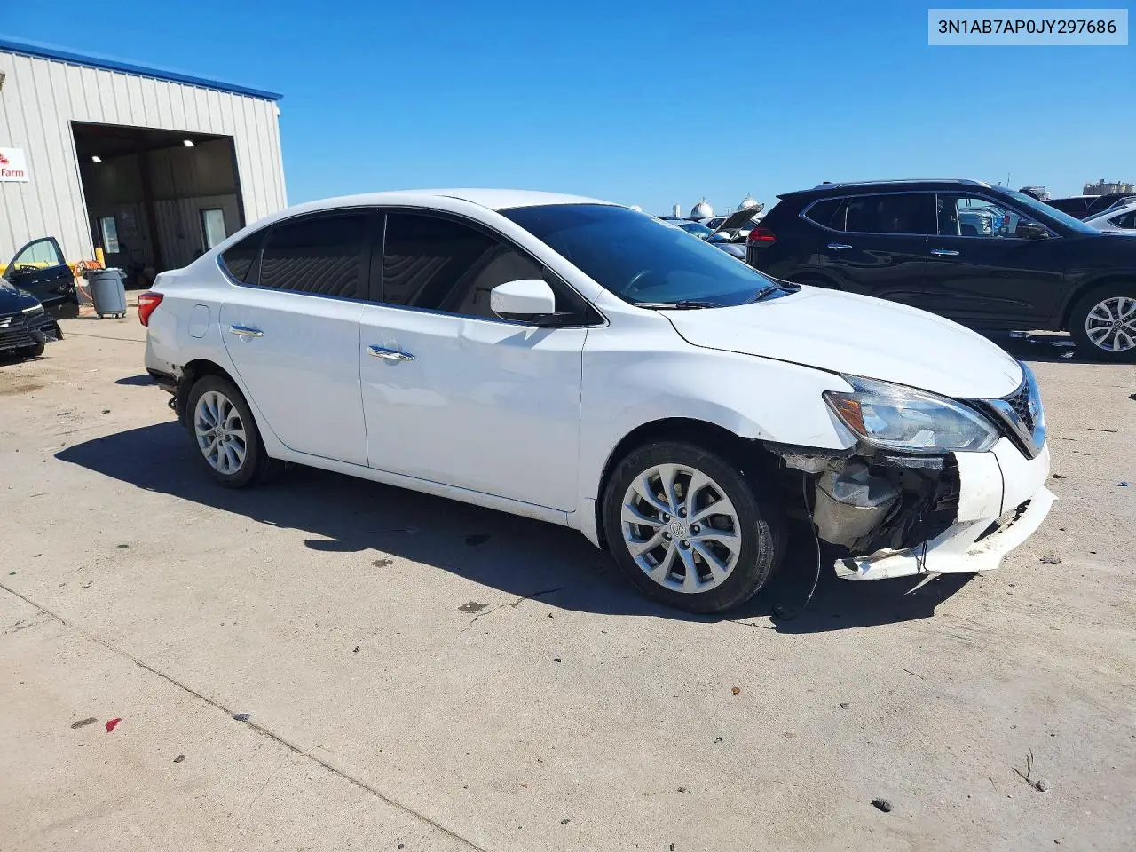 2018 NISSAN SENTRA VIN 3N1AB7AP0JY297686 — фото 4