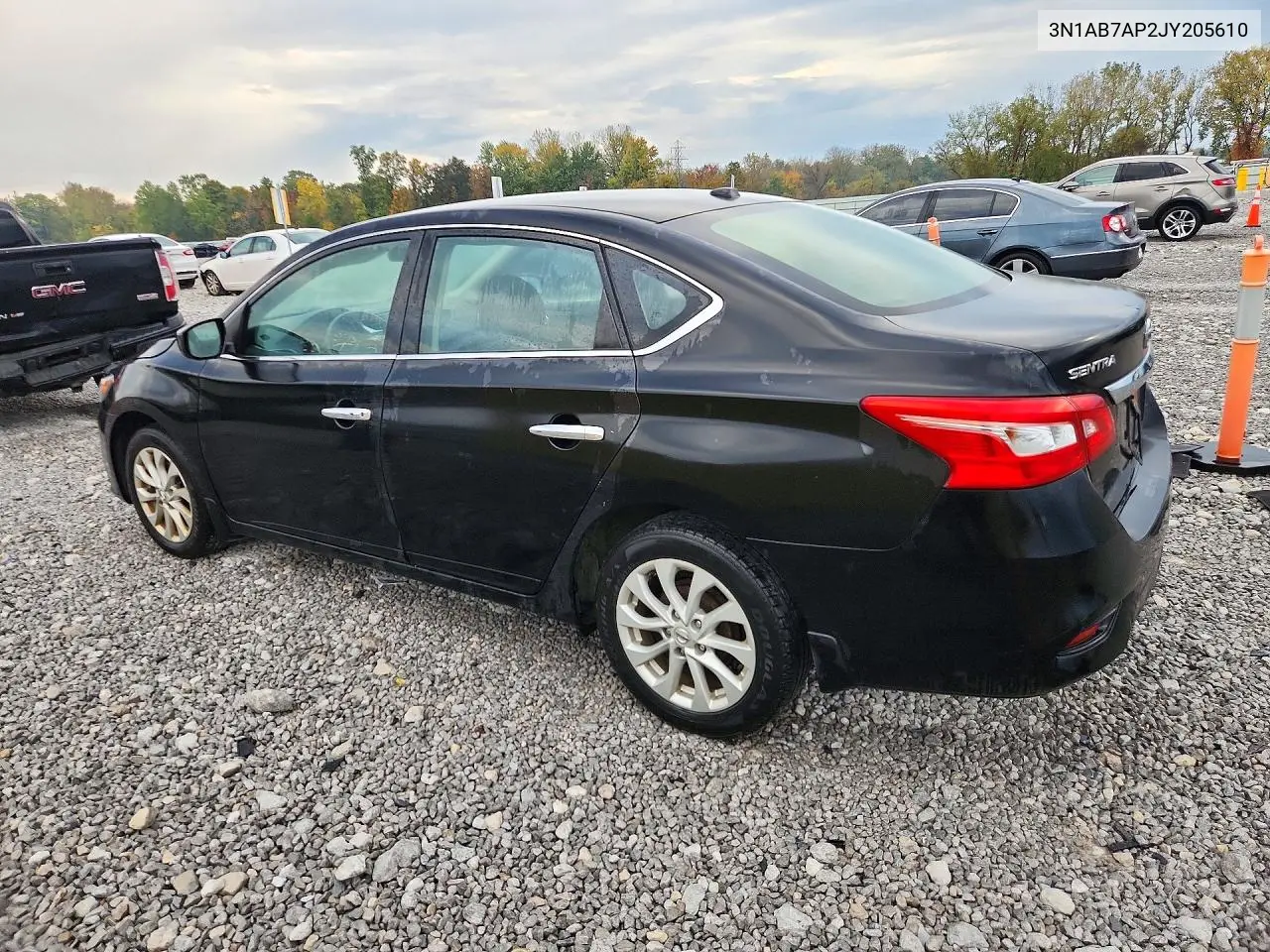 2018 NISSAN SENTRA VIN 3N1AB7AP2JY205610 — фото 2