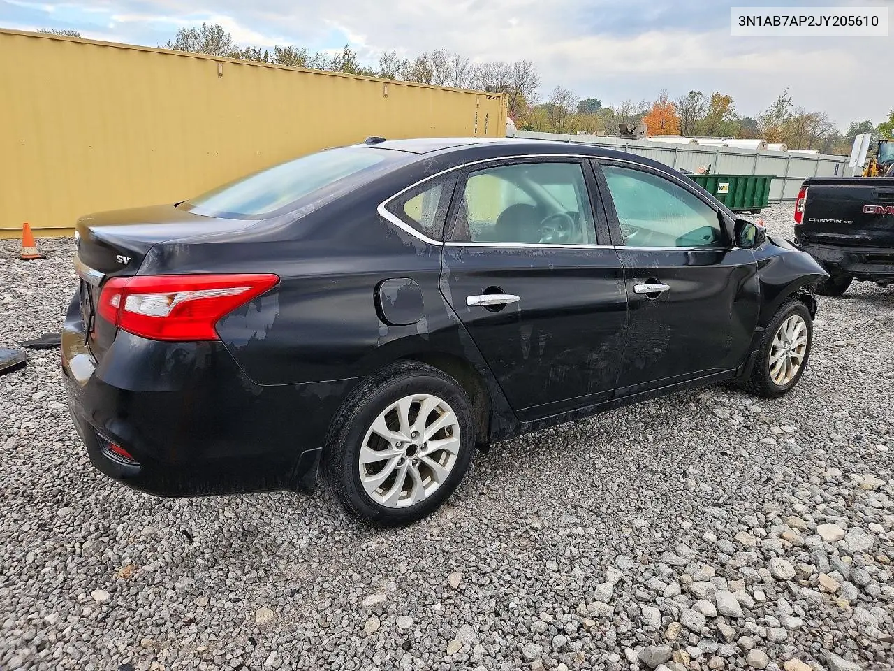 2018 NISSAN SENTRA VIN 3N1AB7AP2JY205610 — фото 3