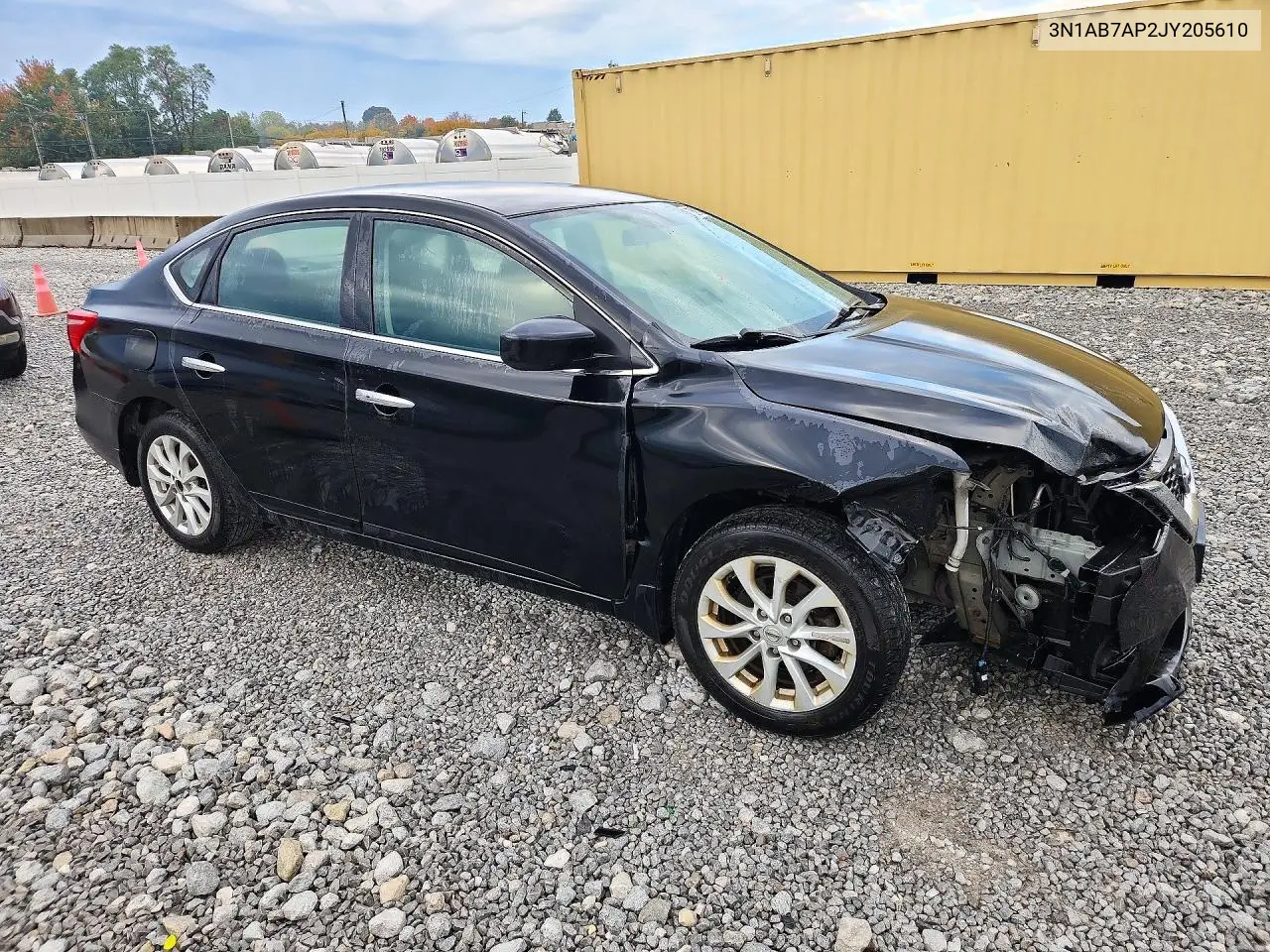 2018 NISSAN SENTRA VIN 3N1AB7AP2JY205610 — фото 4