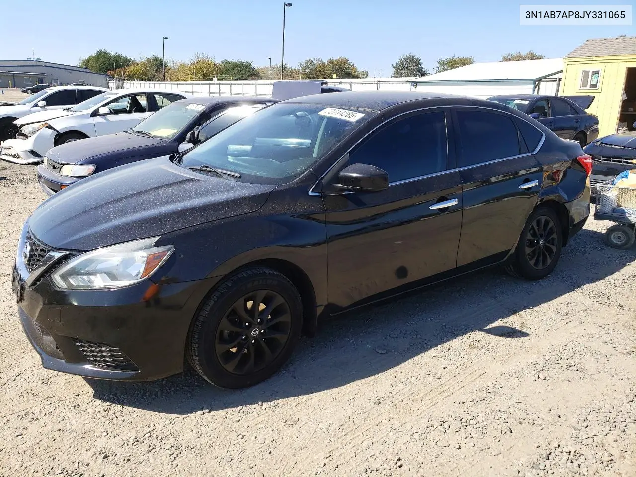 NISSAN SENTRA 2018, VIN 3N1AB7AP8JY331065