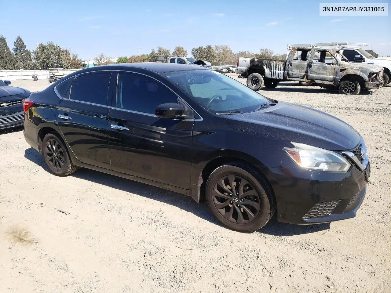 2018 NISSAN SENTRA VIN 3N1AB7AP8JY331065 — фото 4
