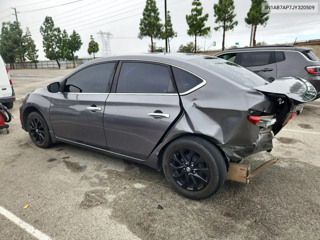 2018 NISSAN SENTRA VIN 3N1AB7AP7JY320509 — фото 2