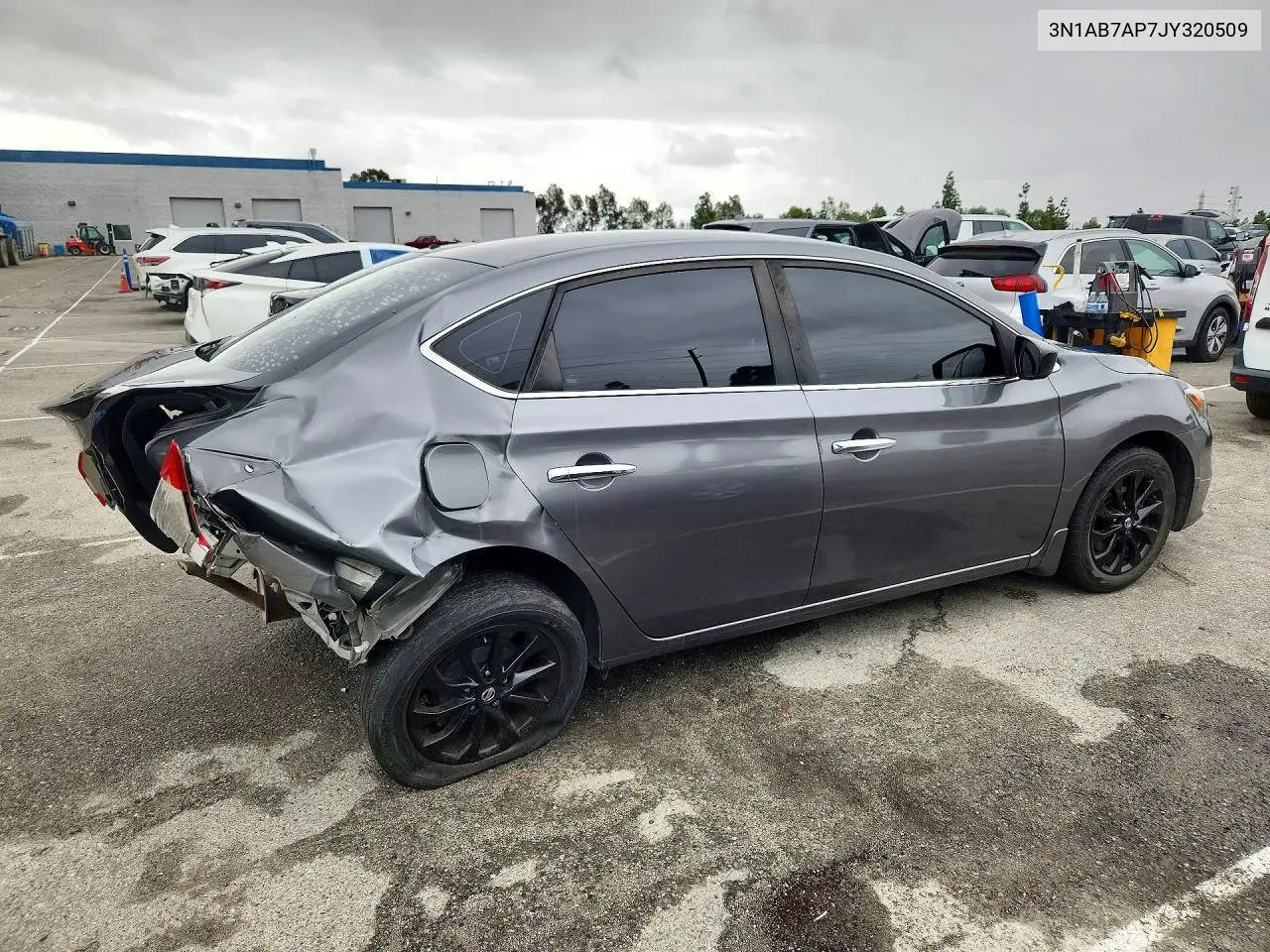 2018 NISSAN SENTRA VIN 3N1AB7AP7JY320509 — фото 3