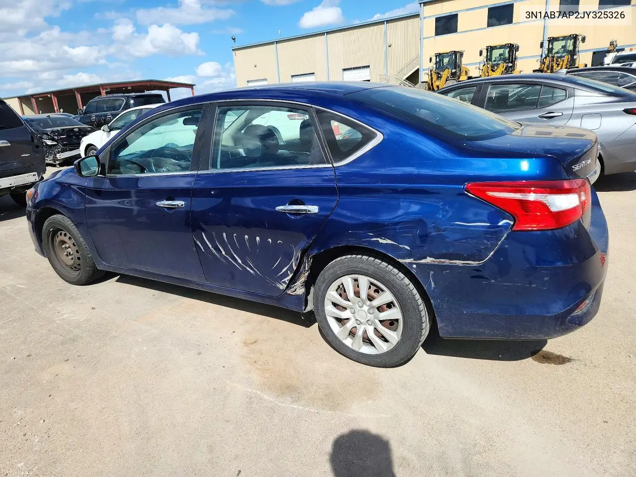 2018 NISSAN SENTRA VIN 3N1AB7AP2JY325326 — фото 2