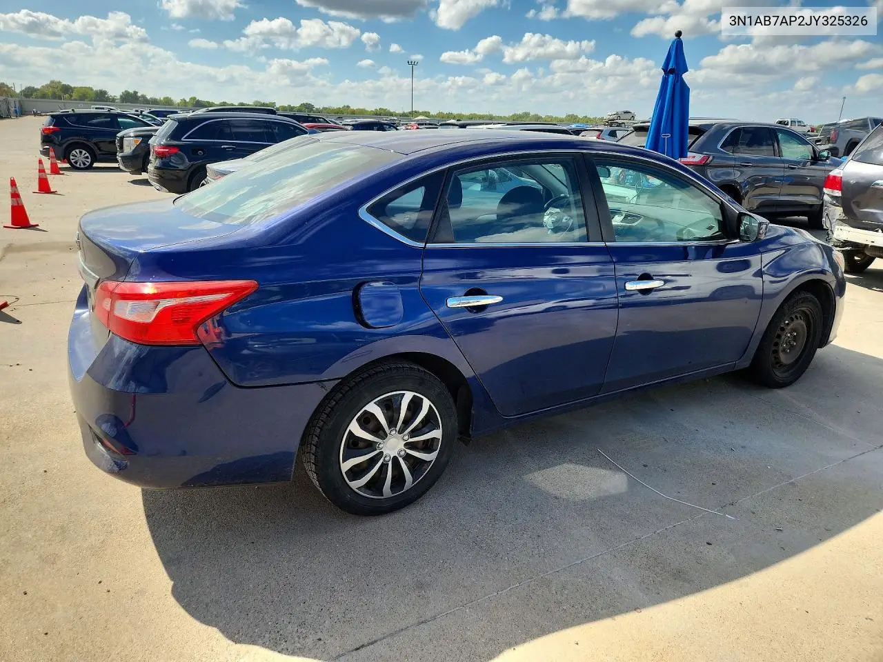 2018 NISSAN SENTRA VIN 3N1AB7AP2JY325326 — фото 3