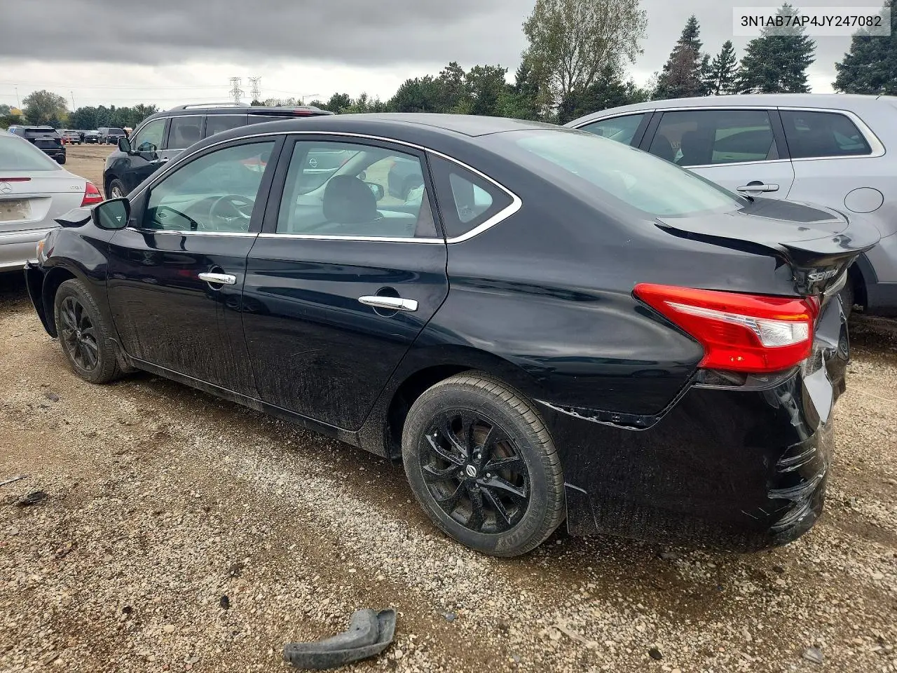 2018 NISSAN SENTRA VIN 3N1AB7AP4JY247082 — фото 2