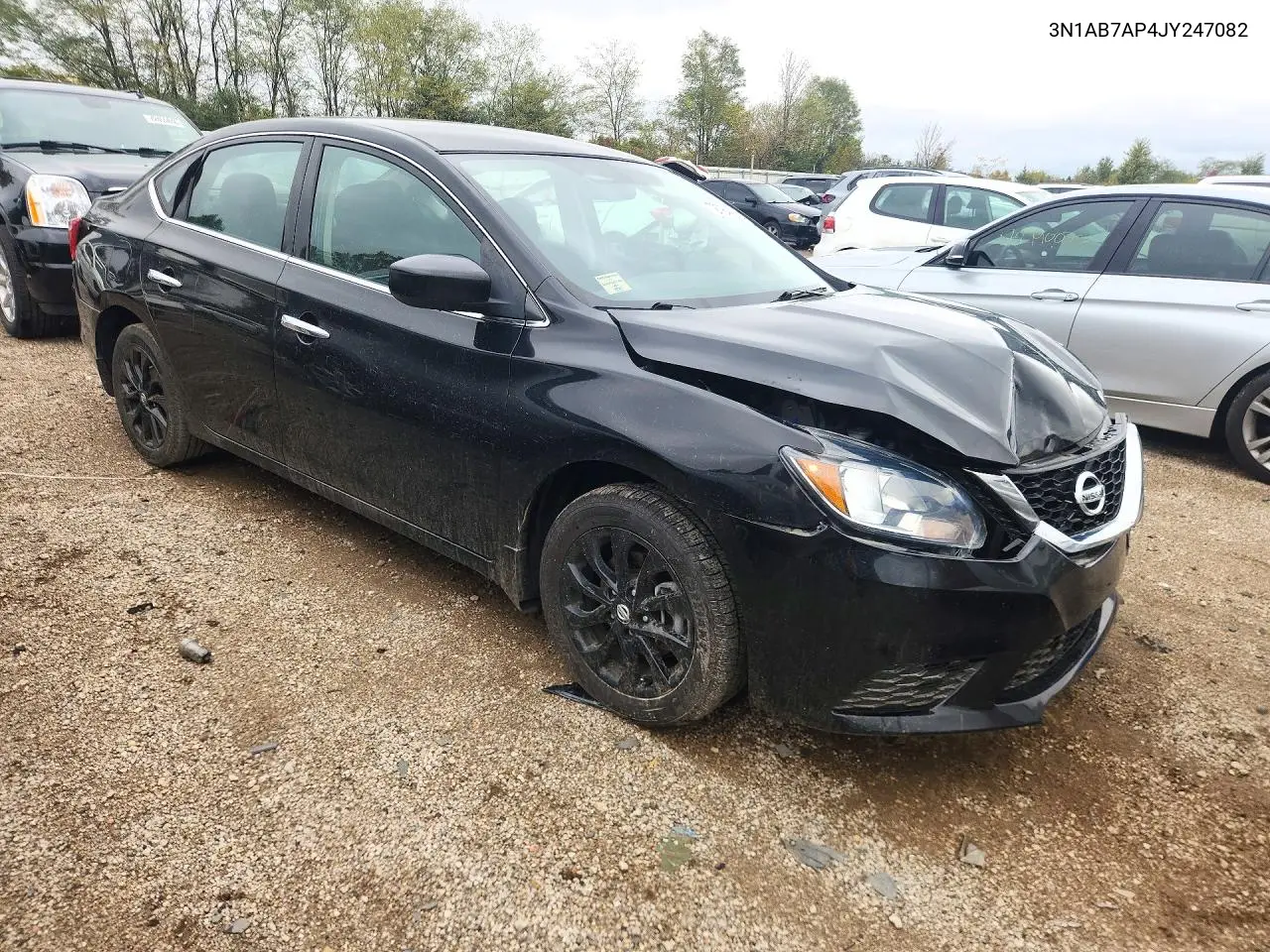 2018 NISSAN SENTRA VIN 3N1AB7AP4JY247082 — фото 4