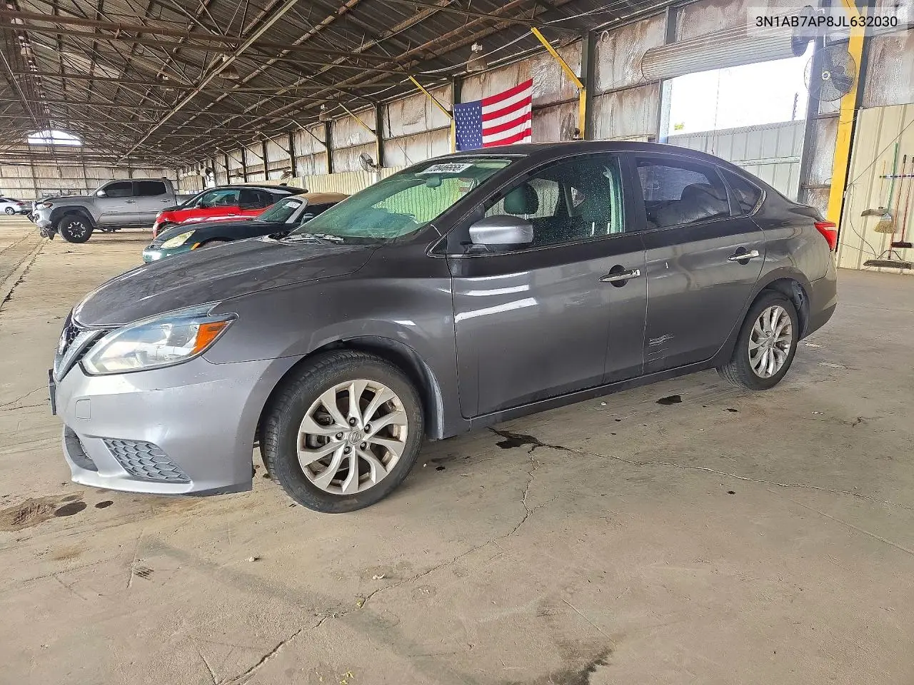 NISSAN SENTRA 2018, VIN 3N1AB7AP8JL632030
