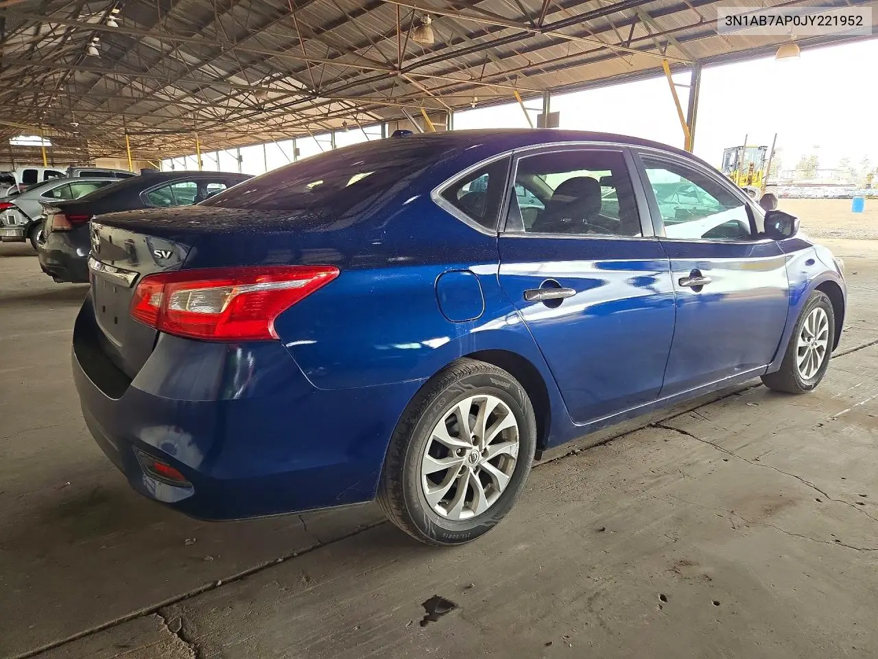 2018 NISSAN SENTRA VIN 3N1AB7AP0JY221952 — фото 3