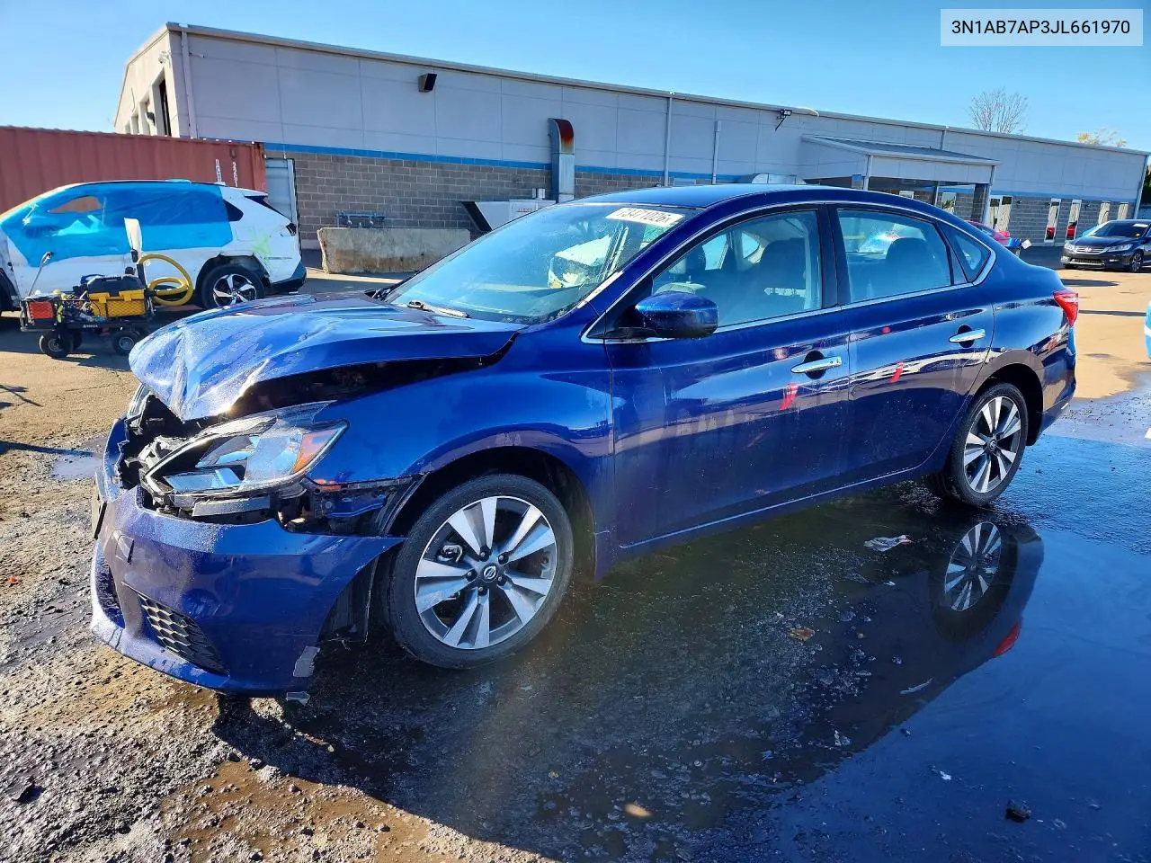 NISSAN SENTRA 2018, VIN 3N1AB7AP3JL661970