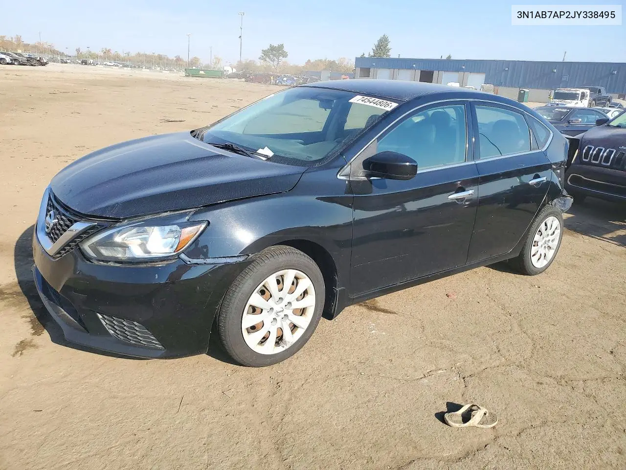 NISSAN SENTRA 2018, VIN 3N1AB7AP2JY338495