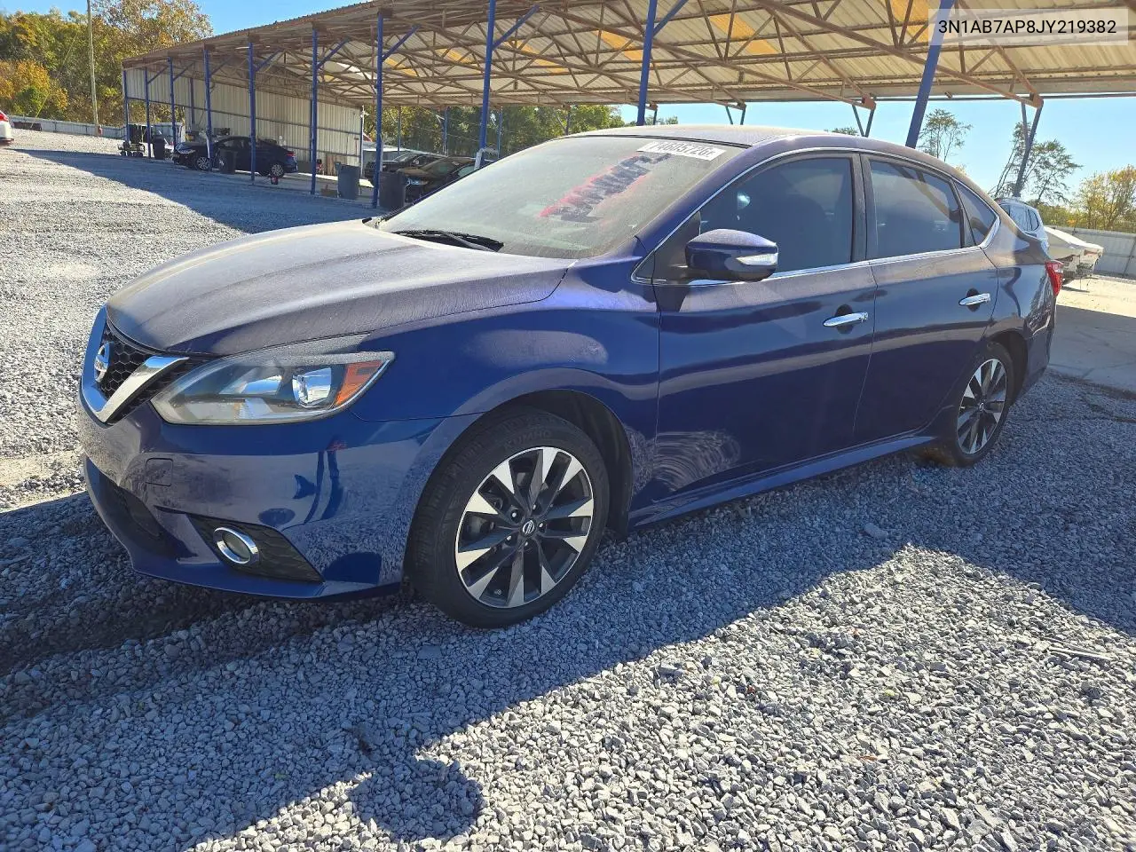 NISSAN SENTRA 2018, VIN 3N1AB7AP8JY219382