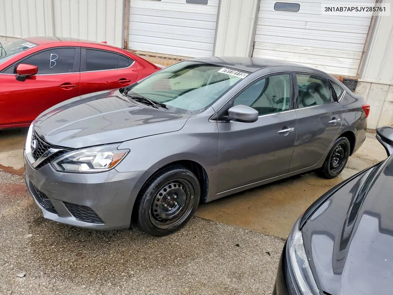 NISSAN SENTRA 2018, VIN 3N1AB7AP5JY285761