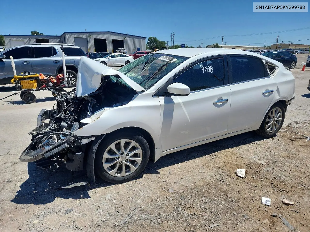 NISSAN SENTRA 2019, VIN 3N1AB7AP5KY299788